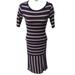 Lularoe Dresses | Lularoe Simply Comfortable Julia Striped Dress | Color: Blue/Red | Size: Xxs
