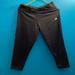 Adidas Pants & Jumpsuits | Adidas Cropped Black Athletic Pants | Color: Black | Size: M