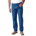 Men's Big & Tall Wrangler® Relaxed Fit Stretch Jeans by Wrangler in Stonewash (Size 46 38)