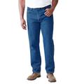 Men's Big & Tall Wrangler® Relaxed Fit Stretch Jeans by Wrangler in Stonewash (Size 38 38)