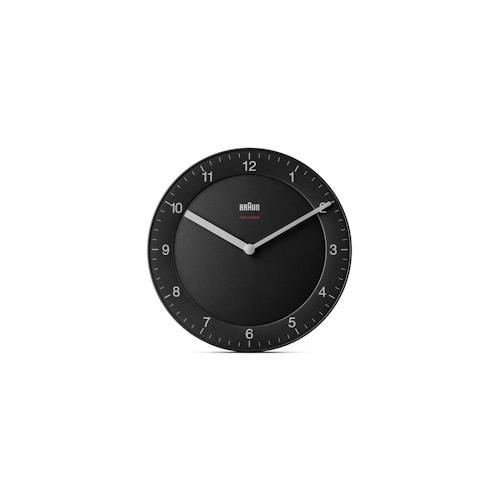 Braun BC06B-DCF Quarzwanduhr Kreis Schwarz