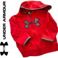 Under Armour Jackets & Coats | 5 For $30 Boys Under Armour Zip Up Hoodie | Color: Red | Size: 18mb