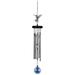 Woodstock Chimes Crystal Hummingbird Wind Chime Wood/Metal in Brown | 18 H x 3 W x 3 D in | Wayfair WFHU