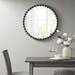 Madison Park Signature Round Wall Decor Mirror in Black - Olliix MPS95F-0037