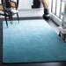 Blue 120 x 0.63 in Indoor Area Rug - Highland Dunes Moreau Handmade Tufted Wool Turquoise Area Rug Wool | 120 W x 0.63 D in | Wayfair HIM610A-10