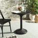 AllModern Premont Bistro Table Wicker/Rattan in Black | 29 H x 25.5 W x 25.5 D in | Outdoor Furniture | Wayfair A1DDDEB099AA435FA1E3D04095F61716