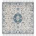 Blue/White 108 x 0.9 in Area Rug - Lark Manor™ Arkadijus Oriental Hand-Tufted Wool/Ivory/Blue Area Rug Cotton/Wool | 108 W x 0.9 D in | Wayfair