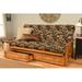 The Twillery Co.® Stratford Full-Size Futon Frame Includes Storage Drawers & Mattress Wood/Solid Wood in Brown | 37 H x 80 W x 31 D in | Wayfair