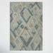 Blue/Gray 72 x 48 x 0.25 in Indoor Area Rug - Joss & Main Cheryl Hand Tufted Wool Blue Area Rug 8' X 10' Wool | 72 H x 48 W x 0.25 D in | Wayfair