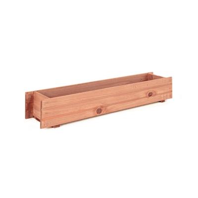 Costway Wooden Decorative Planter Box for Garden Y...