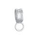 Nenalina Charm Ring-Charm Charmträger Basic Anhänger 925Er Silber (Farbe: Silber)