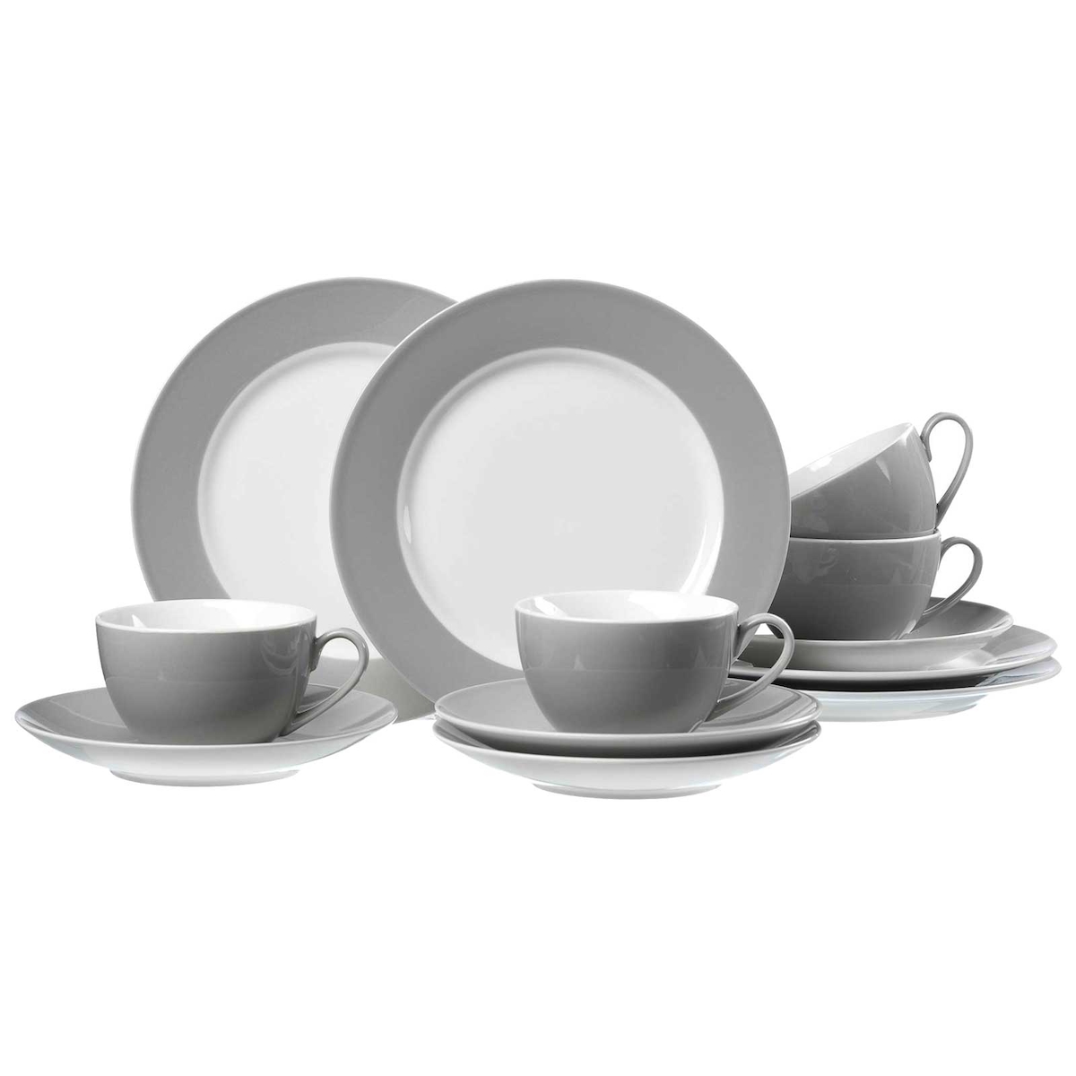 Ritzenhoff & Breker DOPPIO Kaffeeservice 12-teilig Grau Image