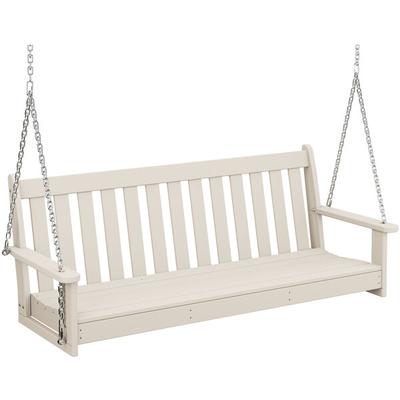 POLYWOOD Vineyard Sand Porch Swing