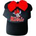 Disney Accessories | Disney Authentic Minnie Mouse Ears Red Black Hat Cap, Bow, Youth | Color: Black/Red | Size: Youth