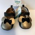 Disney Shoes | Nwt Baby Minnie Dress Shoe | Color: Black/Gold | Size: 6-9 Months