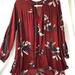 Free People Tops | Free People Print Tunic Top | Color: Pink/Red | Size: L