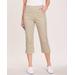 Blair Women's DenimEase Flat-Waist Capris - Grey - 16 - Misses