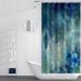 Everly Quinn Single Shower Curtain Polyester in Blue | 72 H x 70 W in | Wayfair F08ECE18954348D5979275C3331C69CA