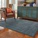 Blue/Gray 114.17 x 78.74 x 0.71 in Area Rug - Latitude Run® Androscogin Geometric Blue/Gray Area Rug | 114.17 H x 78.74 W x 0.71 D in | Wayfair