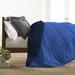 Ebern Designs Fill Power All Season Polyester Down Alternative Comforter Polyester in Indigo | 92 H x 92 W x 1.5 D in | Wayfair