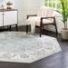 Blue 84 x 0.33 in Area Rug - Andover Mills™ Hilley Oriental/Gray Area Rug, Polypropylene | 84 W x 0.33 D in | Wayfair