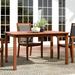 Loon Peak® Ermont Dining Table Wood in Brown | 29.1 H x 59 W x 35.5 D in | Outdoor Dining | Wayfair 6DC4B111C3F1405E813001ECC4FE636A