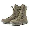 Bottes militaires en caoutchouc pour hommes bottes de skip mi-mollet vert sauge