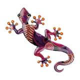 Regal Art & Gift 12906 - Luster Gecko Wall Decor 18 - Maroon Wall Decor Figurines