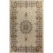 Floral Kashan Persian Area Rug Wool Hand-knotted Traditional Carpet - 8'10" x 11'11"