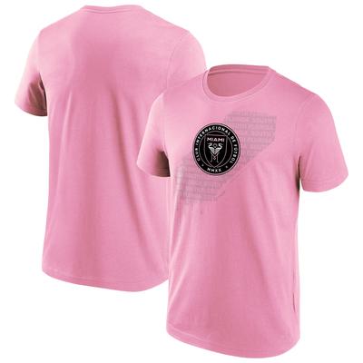 Inter Miami CF Drip Grafik T-Shirt - Rosa - Herren Image