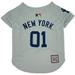 MLB Retro Throwback Jersey for Dogs, Large, New York Yankees, Multi-Color