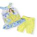 Disney Matching Sets | Disney Princess Belle "Believe In You" Matching Set Size 4 | Color: White/Yellow | Size: 4g