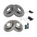 2006-2013 Mazda 3 Front and Rear Brake Pad and Rotor Kit - TRQ BKA17762