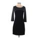 Old Navy Casual Dress - Sheath: Black Color Block Dresses - Women's Size Small