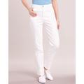 Blair DenimEase Back-Elastic Jeans - White - 12P - Petite