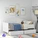 Red Barrel Studio® Twin Wooden Daybed w/ 2 Drawers Wood in White | 35.4 H x 42.3 W x 78.2 D in | Wayfair 056B221A52844AAAA53FC97D2DD9BE73