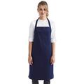 Artisan Collection by Reprime RP102 Organic Cotton Bib Apron in Navy Blue