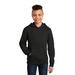 District DT6100Y Youth V.I.T. Fleece Hoodie in Black size XL | Cotton/Polyester Blend