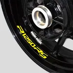 Autocollant de logo de roue de moto jante de moto ZE autocollant décoratif de pneu pour BMW