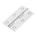 2.2" Hinge Silver Door Government Hinges Fittings Brushed Chrome Plain 2pcs