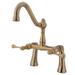 Restoration 7 in. Center Deck Mount Clawfoot Tub Faucet