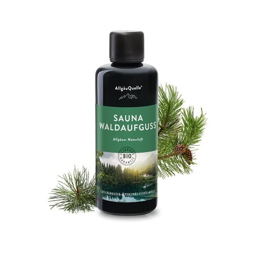 Sauna Aufguss Bio Waldaufguss Allgäuer Naturluft 100 ml Ätherisches Öl