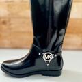 Michael Kors Shoes | Michael Kors Fulton Rain Boots Size 8 | Color: Black | Size: 8