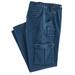 Blair Men's JohnBlairFlex Relaxed-Fit Side-Elastic Cargo Pants - Denim - 38 - Medium