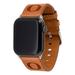 Tan Oregon Ducks Leather Apple Watch Band