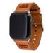 Tan Kansas State Wildcats Leather Apple Watch Band