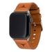 Tan Texas Longhorns Leather Apple Watch Band
