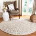 Brown/White 48 x 0.28 in Indoor Area Rug - Ophelia & Co. Sarina Geometric Handmade Tufted Wool Brown/Ivory Area Rug Wool | 48 W x 0.28 D in | Wayfair