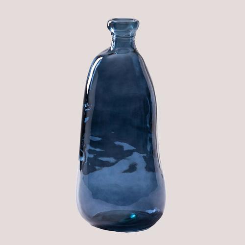 Vase aus recyceltem Glas 50 cm Boyte Blau Niagara – Blau Niagara – Sklum