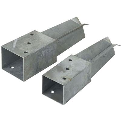 Bodenhülse Einbetonieren 91 x 91 x 350 mm feuerverzinkt Pfostenträger - Trendline Image